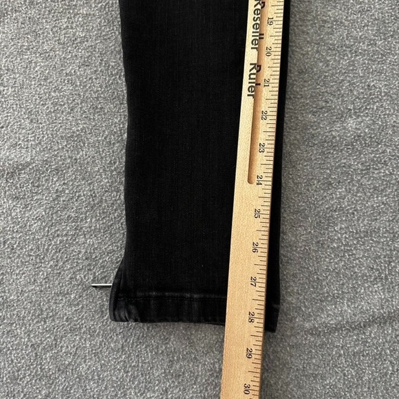 Anine Bing Jeans Womens 30 Low Rise Skinny Black Jax Ankle Zip Stretch - Picture 11 of 11